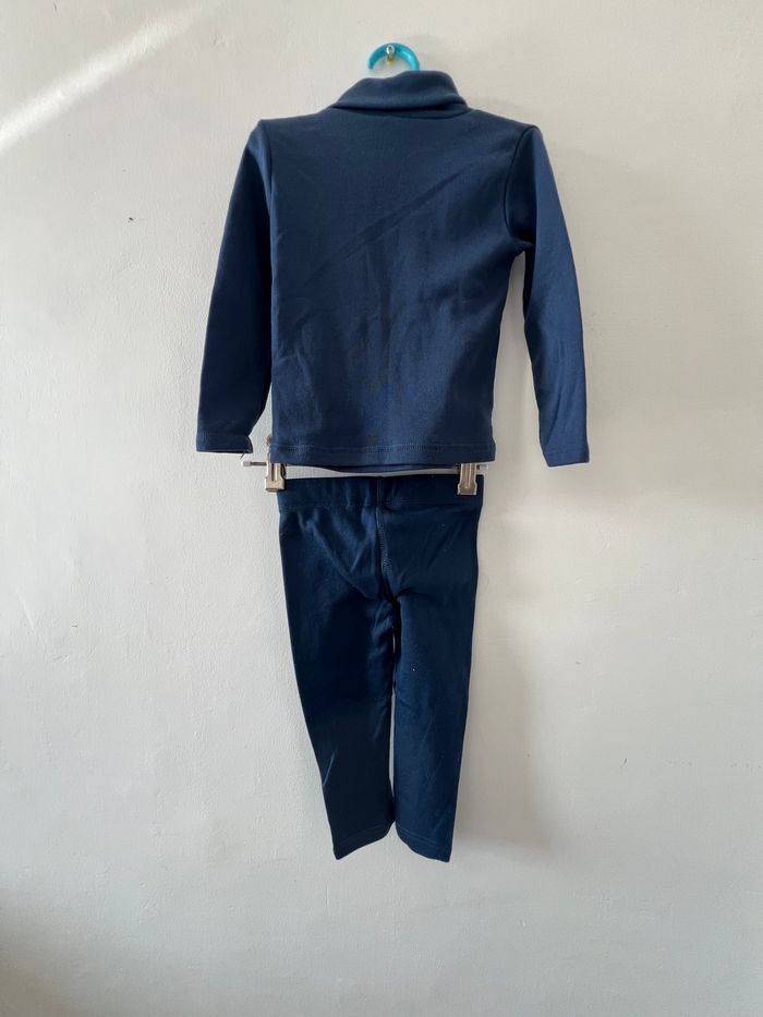 Ensemble chaud bleu - photo numéro 4