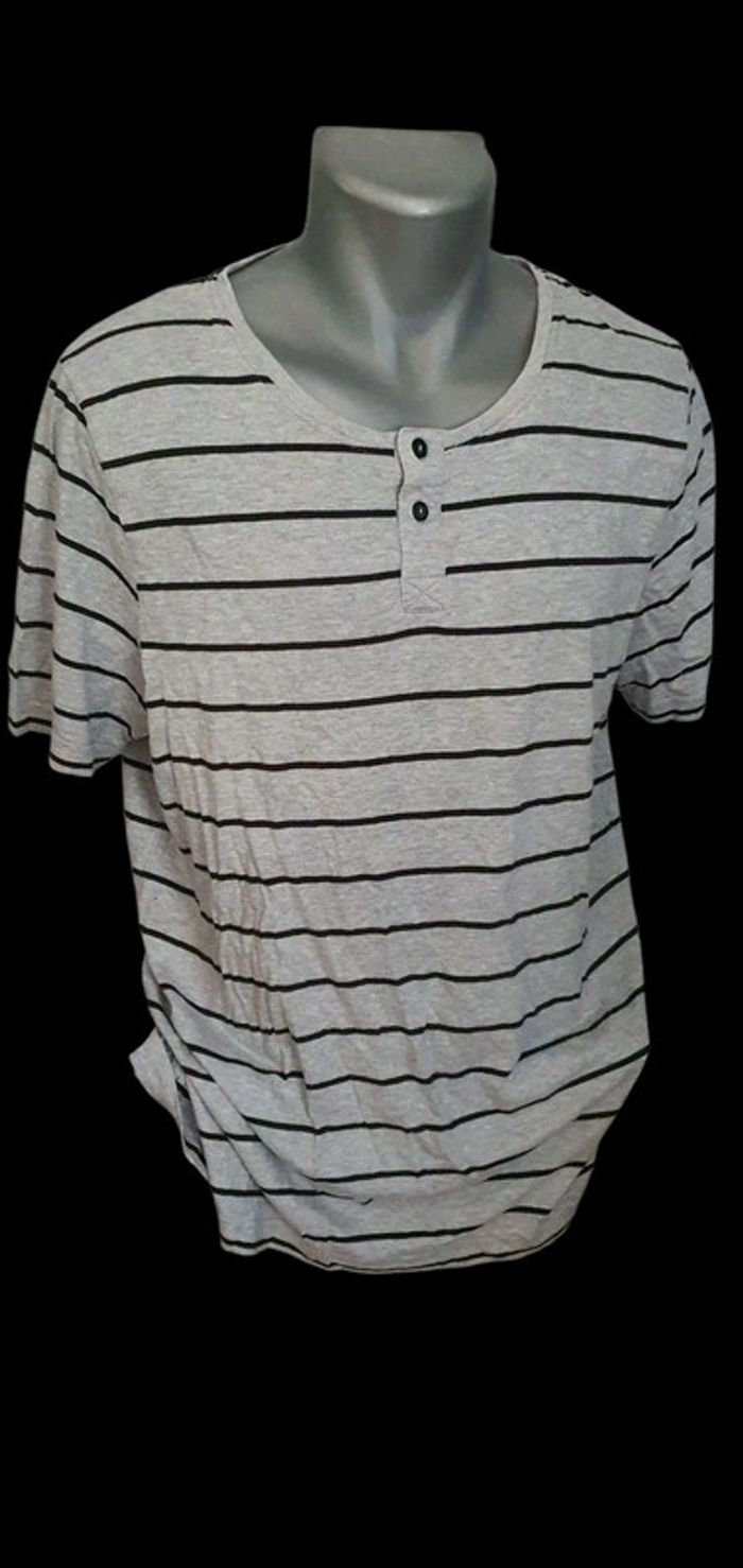 Tee-shirt rayé livergy M - photo numéro 2