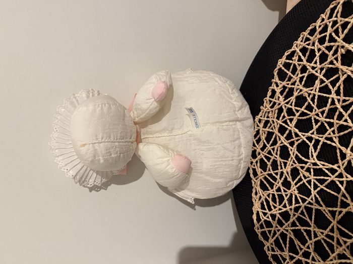 Doudou poupée corolle genre puffalump grelot 25 cm vintage - photo numéro 2