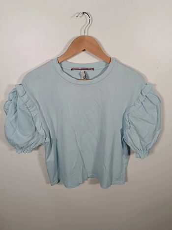 C21 t-shirt turquoise Moshino T1/T2