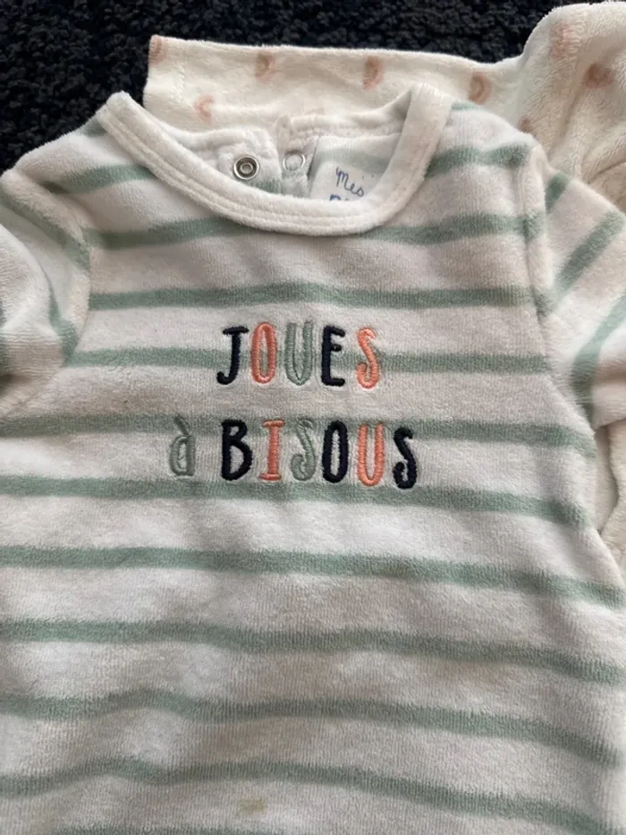 Lot pyjama tex et petit caillou - photo numéro 2