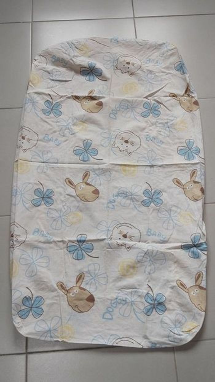 Ensemble literie tour lit drap plat et housse taie - photo numéro 4