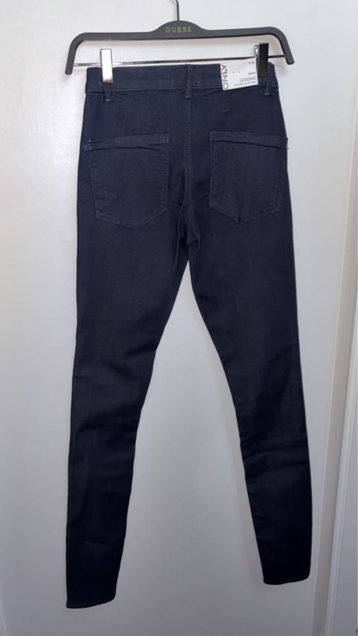 Neuf avec étiquette - ONLY - Jegging Rain (EcoVero) - Taille S/36 - Dark Blue Denim - photo numéro 5