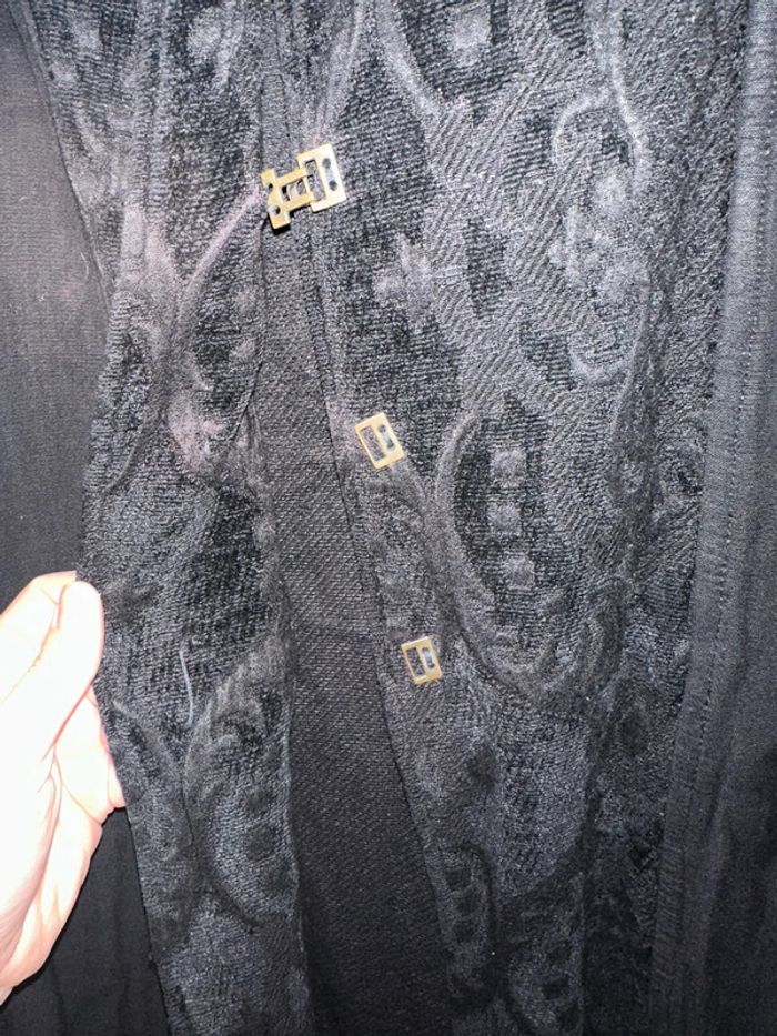 Manteau hétéroclite noir vintage - photo numéro 7