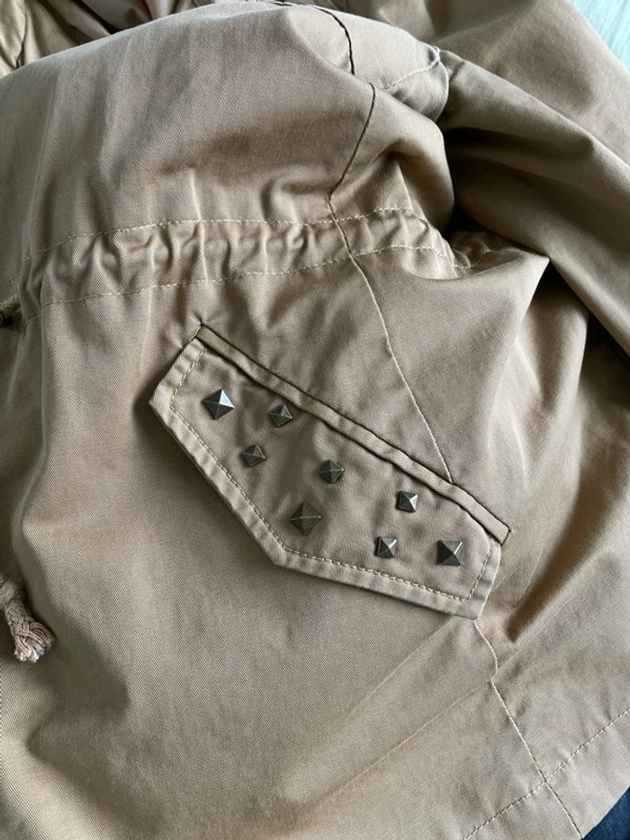 Veste camel cloutée taille 42 - photo numéro 6