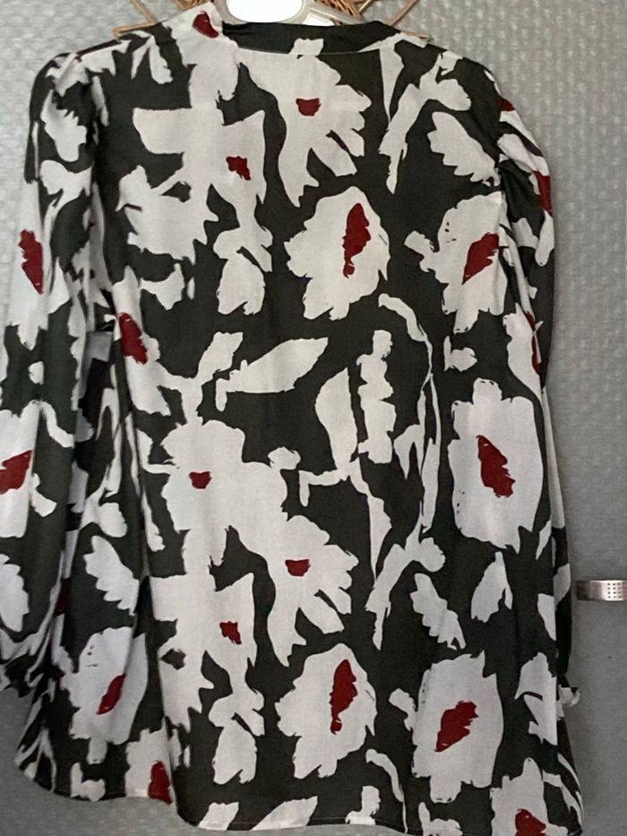 Blouse kaki crème