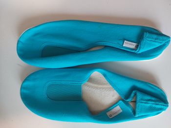 chaussons rythmique danse bleu 38