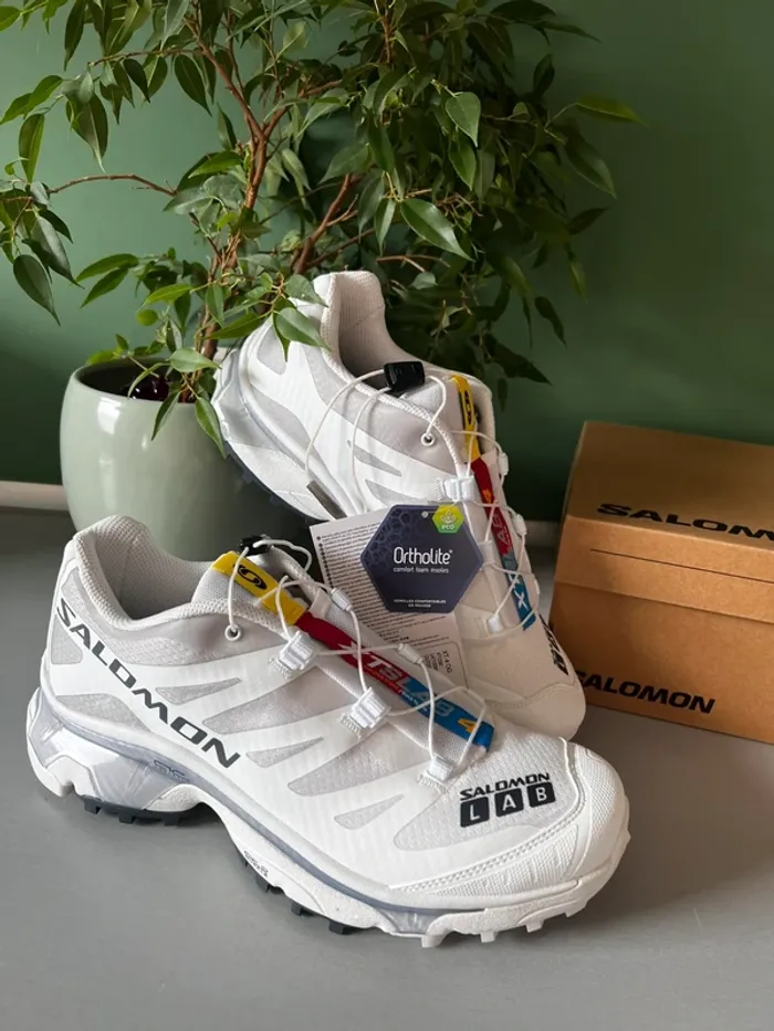 Salomon XT-4 White Ebony Lunar Rock unisex - photo numéro 2