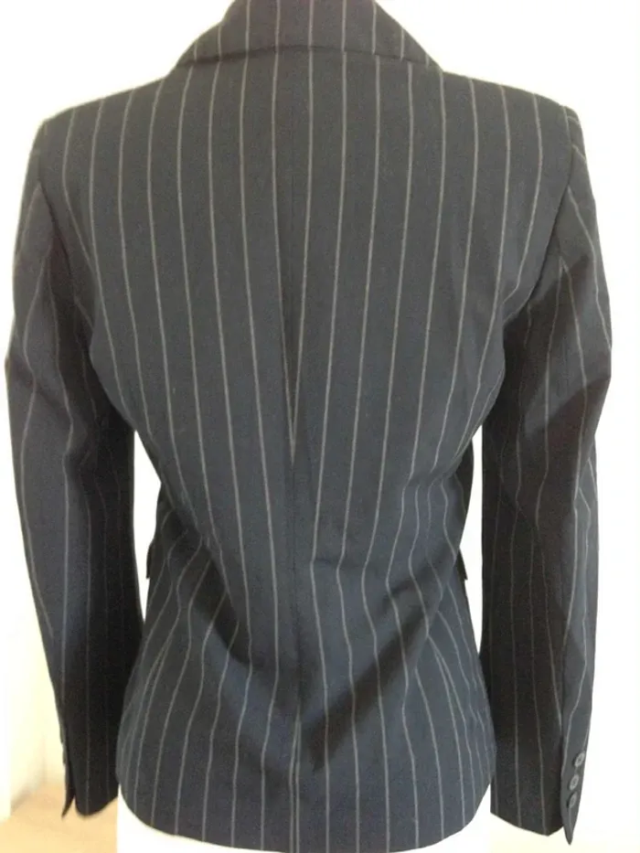 Veste blazer tailleur classique à rayures 38 Naf Naf - photo numéro 6