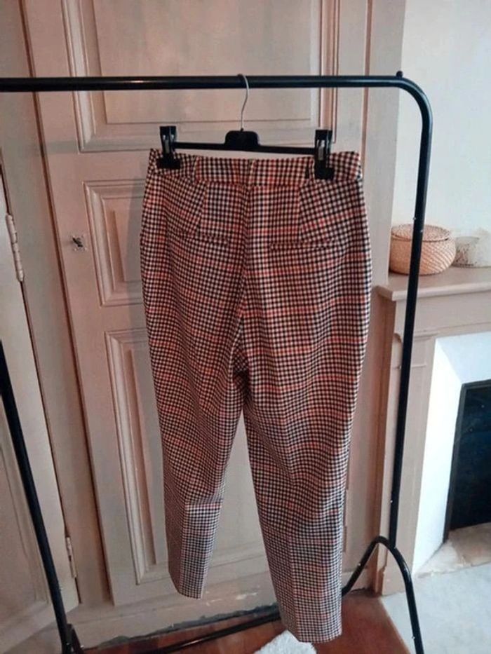 Pantalon à carreaux style vintage - Yessica - 40 - photo numéro 5