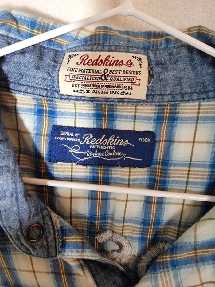 Chemise manches courtes Redskins - photo numéro 3