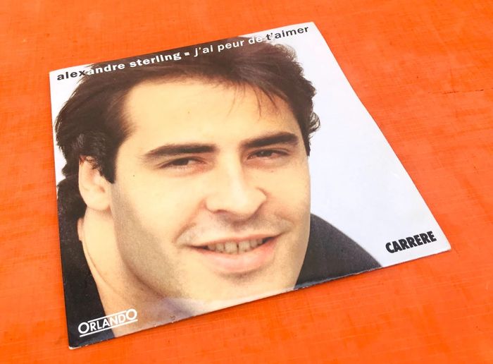 Vinyle 45 tours Alexandre Sterling J' ai peur de t' aimer (1991) Carrere 9031-736817 - photo numéro 6