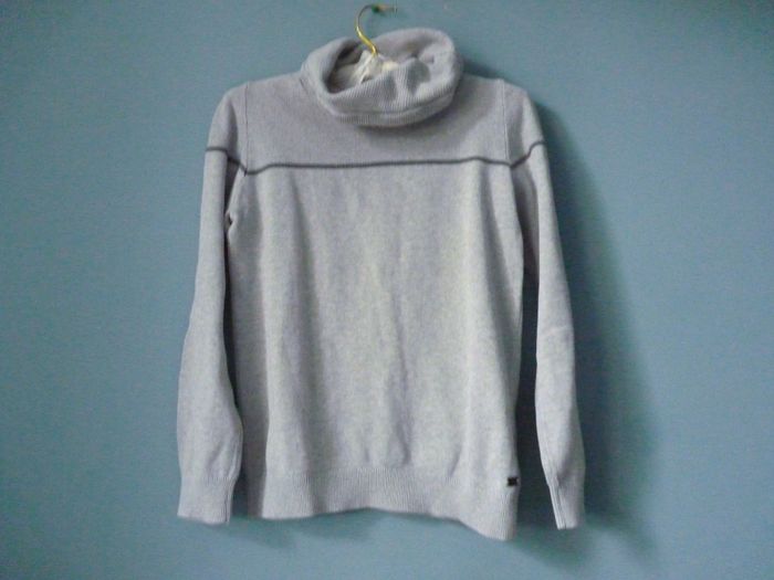 Pull garçon IKKS 12 ans col roulé gris collection hiver TBE