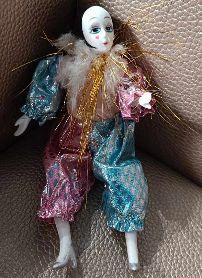 Poupée pierrot venitienne