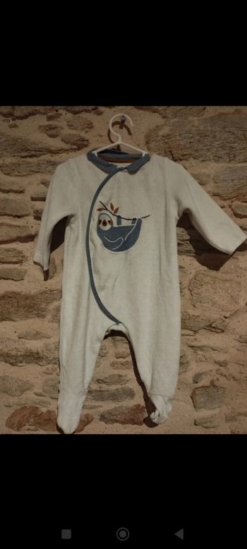 Pyjama taille 6mois