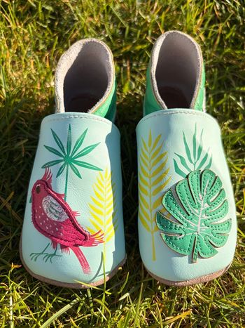 Chaussons souples cuir 24/25