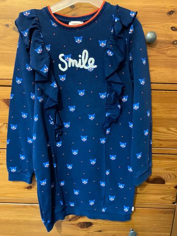 Robe sweat tigre catimini 10 ans