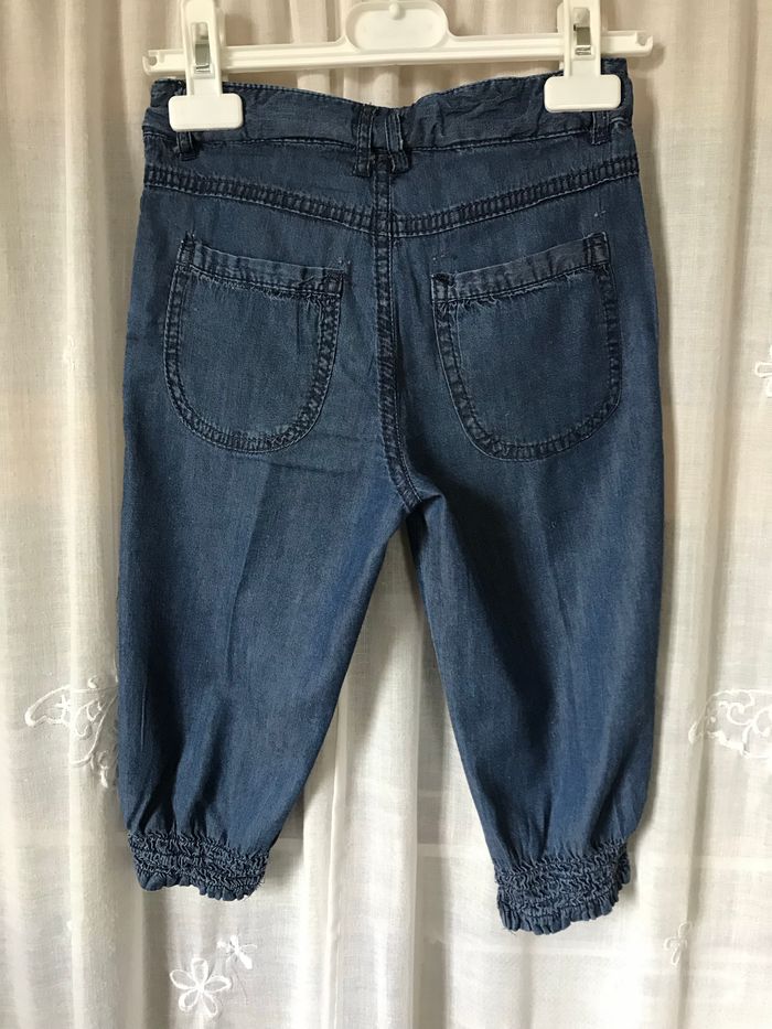 Pantacourt en jeans souple papillon doré 8 ans Zeeman - photo numéro 7