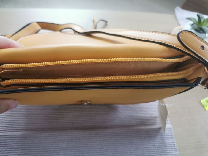 Sac bandouliere moutarde anneau - photo numéro 3