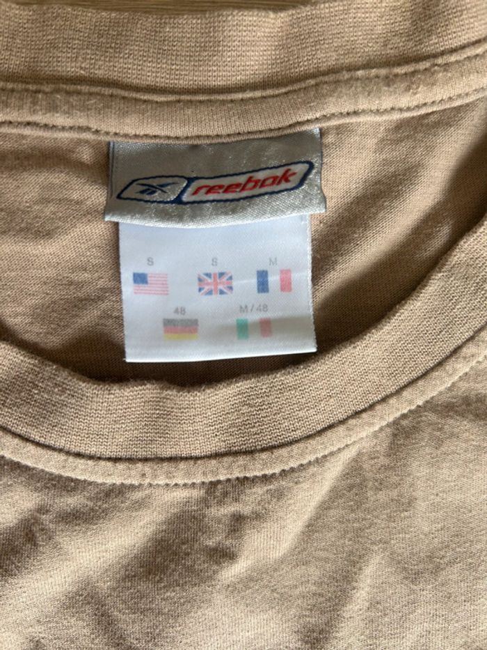 T-shirt vintage Reebok beige - Taille M - photo numéro 6