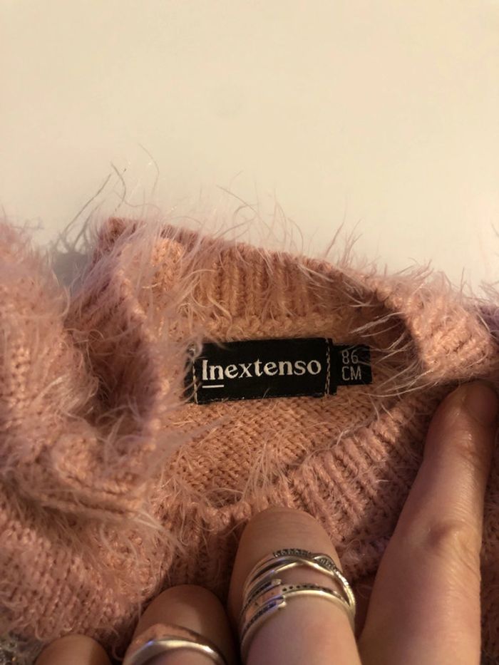 Robe pull avec coeur en sequins - photo numéro 5