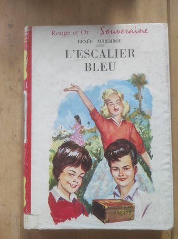 L'escalier bleu Renée Aurembou Rouge et Or Souveraine 1959