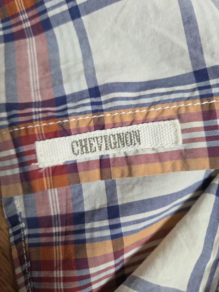 Chemise Chevignon Legend Label - Carreaux - Taille M - bon état - photo numéro 4