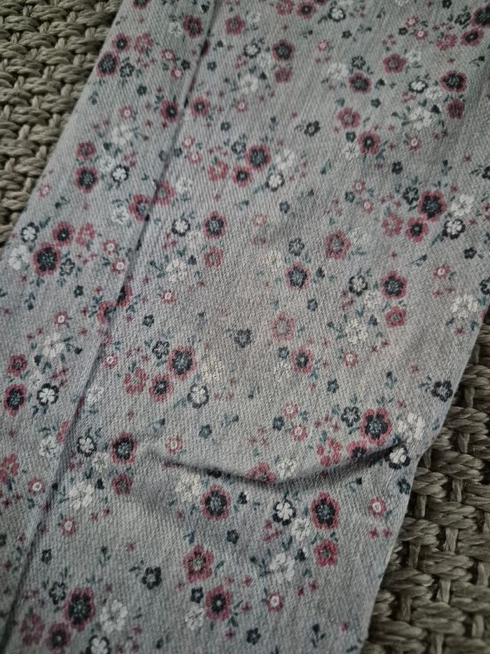 Ensemble sweet bordeaux + leggings à fleurs - 8 ans - photo numéro 7