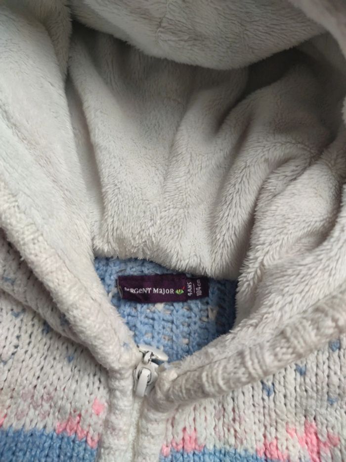 Gilet en laine fille 4 ans - photo numéro 2