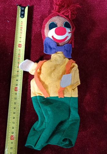 Ancienne marionnette clown