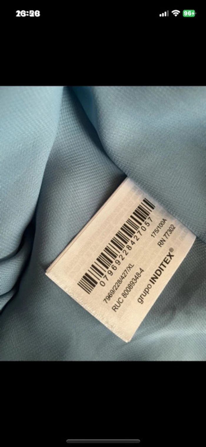 Belle robe été  bustier en mousseline Zara taille XL - photo numéro 7