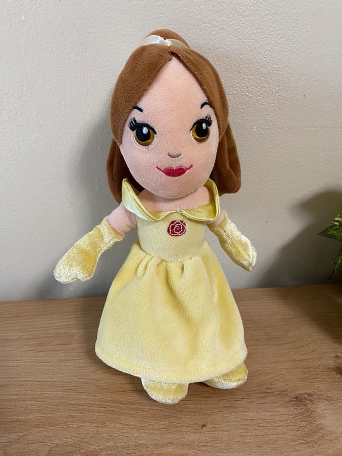 Doudou princesse robe jaune belle et la bête Disney nicotoy - photo numéro 2