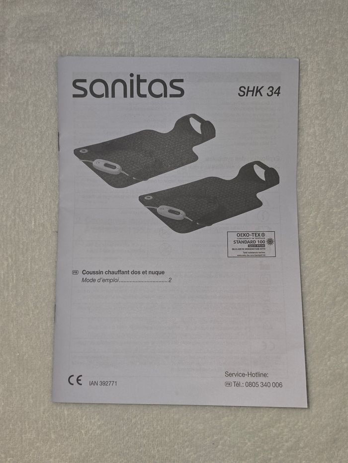 Coussin chauffant dos et nuque. - photo numéro 5