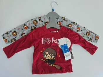 Lot de 2 tee shirt manches longues Harry potter