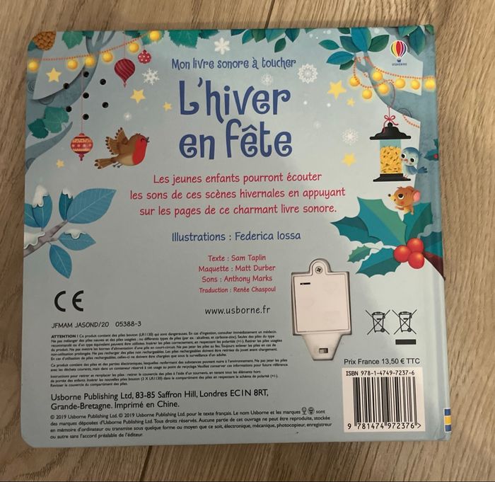 Livre sonore L’hiver en fête - photo numéro 2