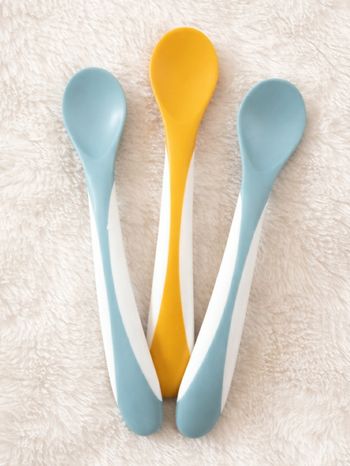 Lot de 3 cuillères bébé silicone – apprentissage dès 6 mois - HEMA