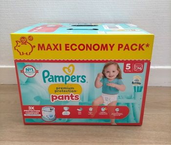 Couches Pampers premium pants taille 5