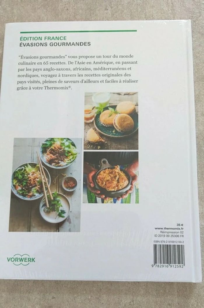 Livre thermomix Evasions gourmandes neuf - photo numéro 2