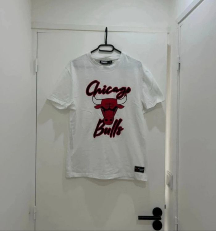 T-shirt Chicago Bulls Blanc Neuf