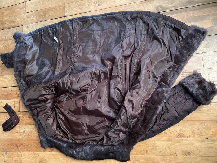 Manteau matelassé marron irisé taille XL - photo numéro 5