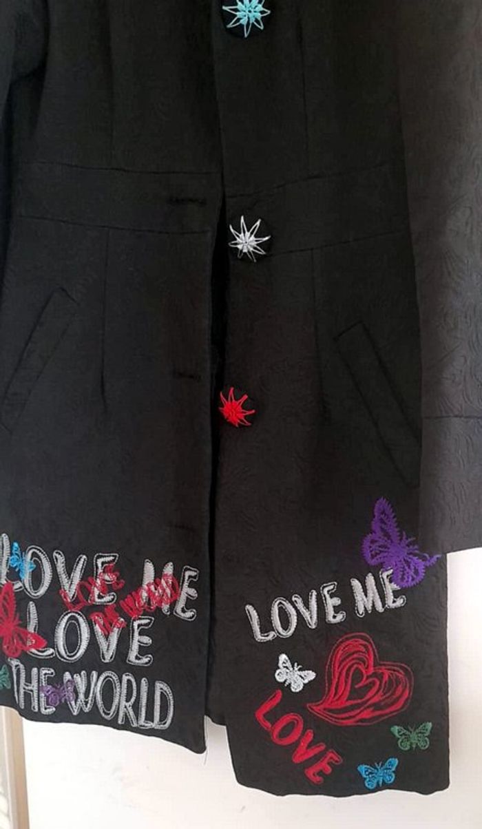 Manteau noir customé - photo numéro 3
