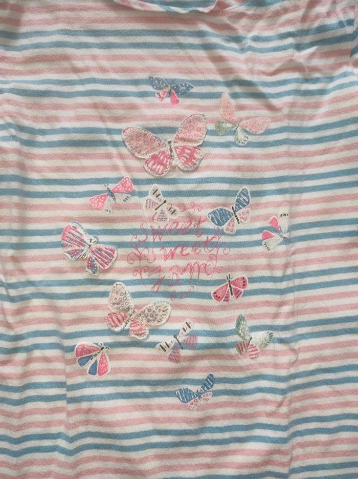 Tee-shirt manches longues fille 10 ans - photo numéro 2