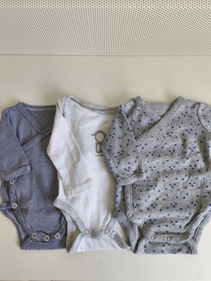 Lot de 3 bodies naissance