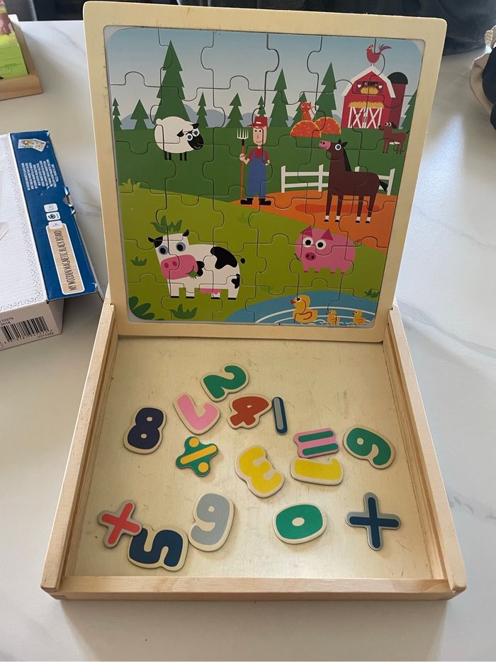 Jeu magnétique puzzle / tableau - photo numéro 3