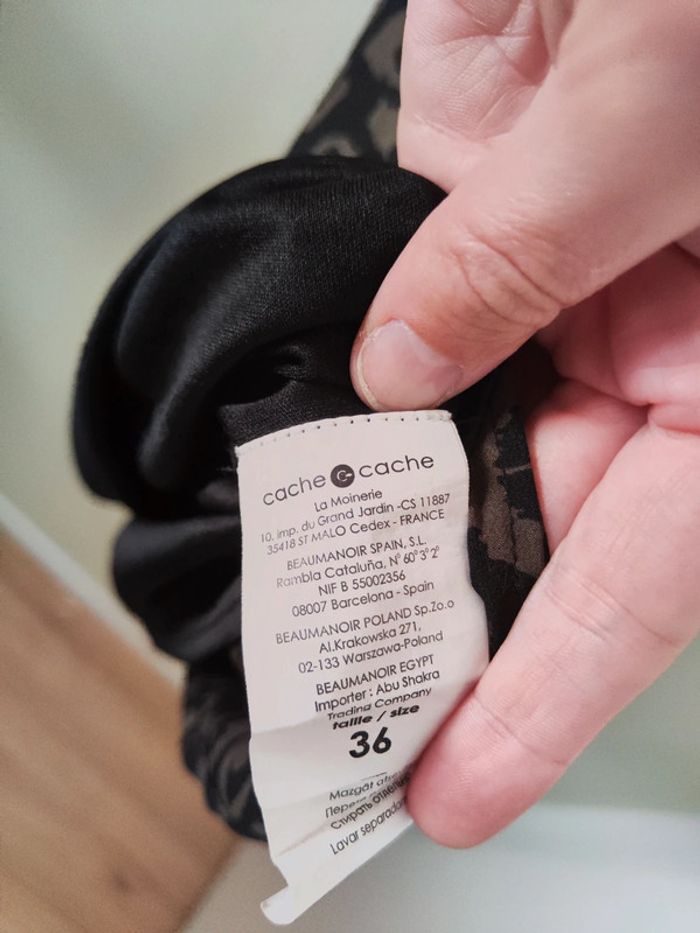 Robe noire et marron - photo numéro 5