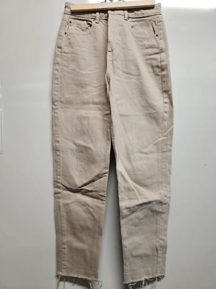 Jean mom beige t.36