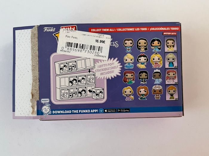 Lot 5 figurines Bitty Pop Disney princess - photo numéro 3