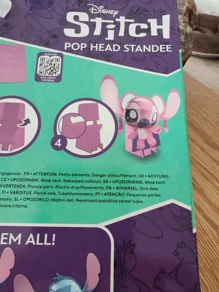 Figurine 3D Disney Stitch – Angel Pop Head Stande - photo numéro 3