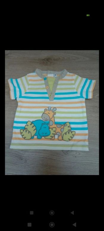 T-shirt 6 mois girafe