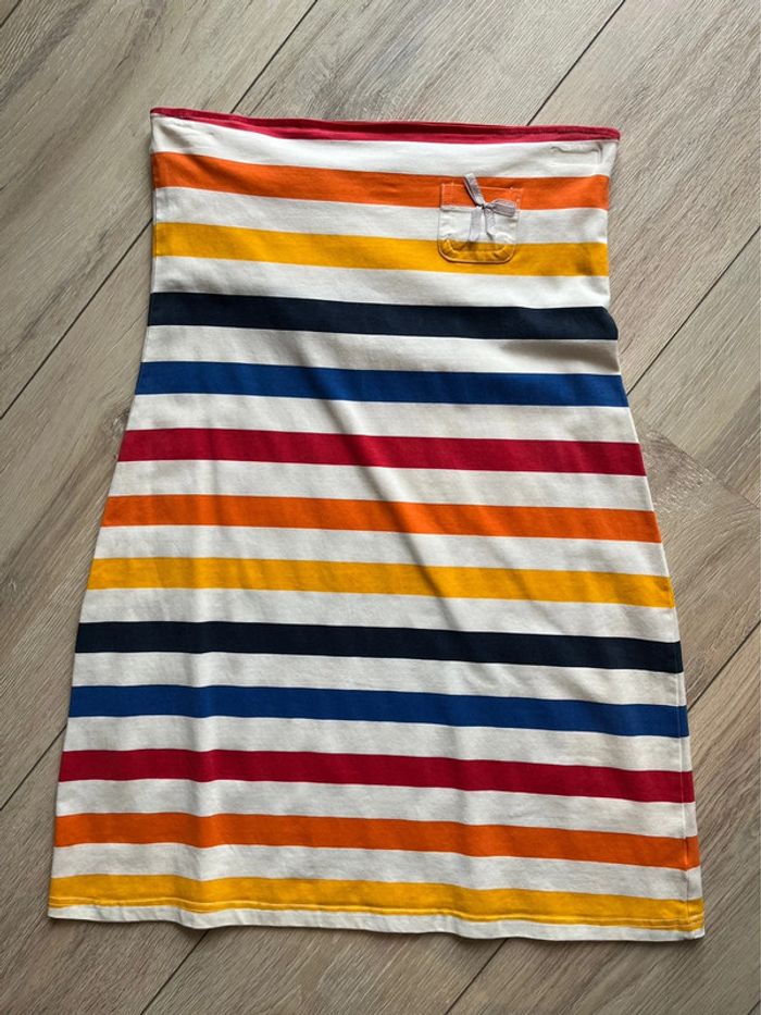 Robe moulante lignée